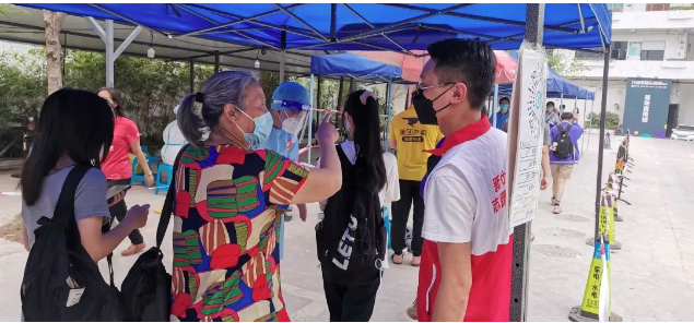 有序有愛有溫度，T.I.T雙魚文體園助力南石頭街道核酸檢測(cè)